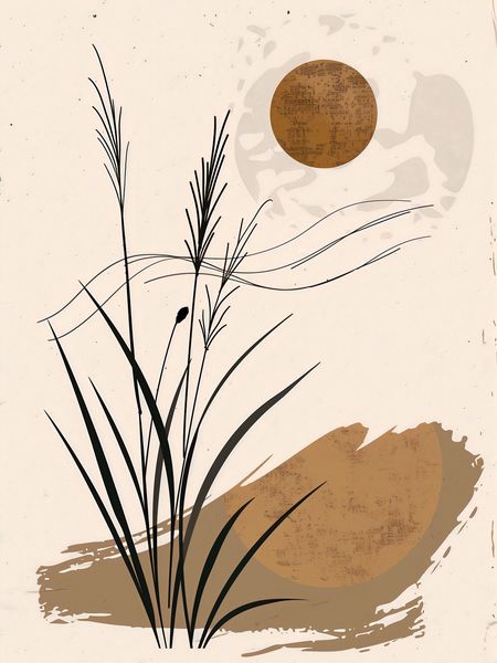 Plakat 75x100cm Zachód Pustyni zdjęcie 1