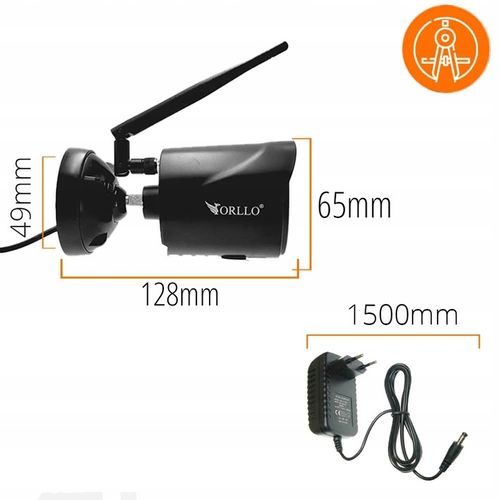 Kamera Zewnętrzna Bezprzewodowa WiFi IP ORLLO TZ4 Jakość Super HD + GRATIS na Arena.pl