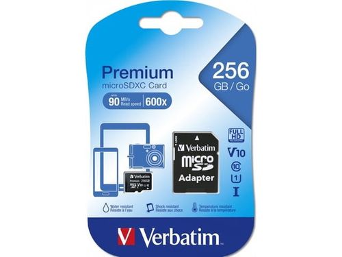 Verbatim Micro SDXC 256GB class 10 UHS-1 + Adapter SD na Arena.pl