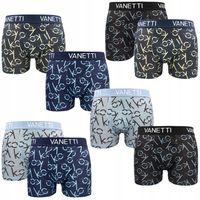 8PAK BOKSERKI MAJTKI MĘSKIE BAMBUSOWE ROZMIAR L