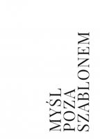 Plakat 13x18cm  Z Napisami Nowoczesny Cytat Myśl Poza Szablonem