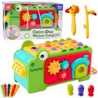 INTERAKTYWNA KOSTKA SENSORYCZNA Z LABIRYNTEM I CYMBAŁKAMI -