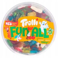 Opakowanie Mieszanka MIX Żelek Trolli 1 Kg Owocowe