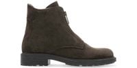 Clarks Botki damskie - Orinoco2 Zip, zamsz - rozmiar 35,5 - ciemnobrązowe