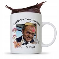 Kubek Donald Tusk Po Platforma Uśmiech Z Rana Z Nadrukiem Ze Zdjęciem