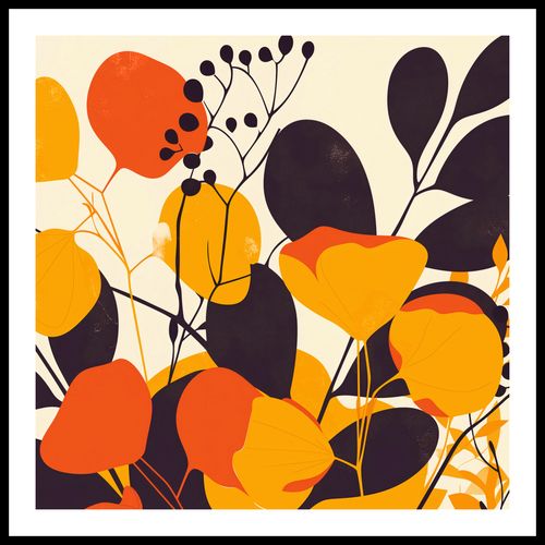 Plakat 80x80cm Ogrodowa Paleta na Arena.pl