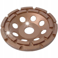 DEDRA TARCZA DIAMENT PODWÓJNY SEGMENT DO SZLIFOWANIA 180X22,2MM DEDRA H1209