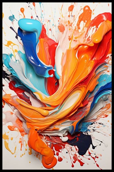 Plakat 53x81cm Taneczne Fale zdjęcie 2