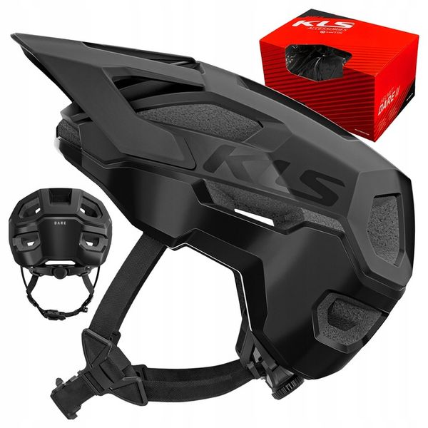 KASK ROWEROWY KELLYS DARE II BLACK KLAMRA FIDLOCK MTB TRAIL 52-55 CM / S/M zdjęcie 1