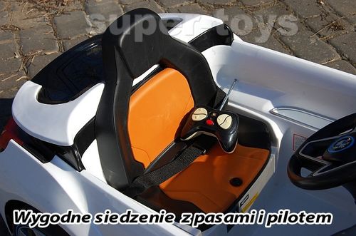 Samochód akum. BMW i8 białe + pilot na Arena.pl