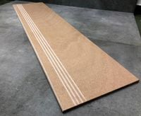 Płytki schodowe BEŻ/BRĄZ 120x30 - Twarda stopnica