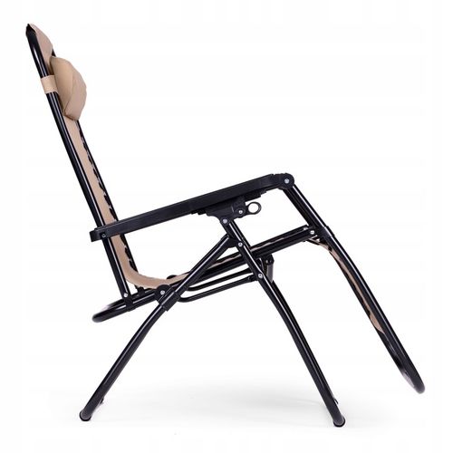 LEŻAK FOTEL OGRODOWY PLAŻOWY SKŁADANY REGULOWANY ZERO GRAVITY WODOODPORNY na Arena.pl