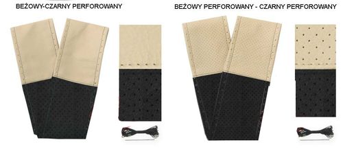 POKROWIEC NA KIEROWNICE ZE SKÓRY BUS VAN SUV TIR na Arena.pl