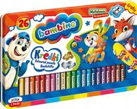 kredki bambino 26kol jumbo metalowe pudełko 3226