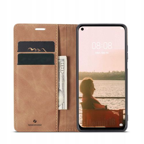 Spacecase Wallet Huawei P40 Lite Light Brown na Arena.pl