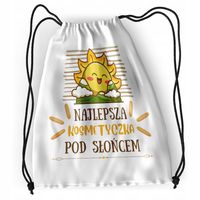 Plecak Sportowy Szkolny Kosmetyczki Worek Torba Z Nadrukiem Ze Zdjęciem