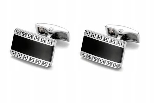 ELEGANCKIE SPINKI + PUDEŁKO Metalowe Spinki do Mankietów Koszuli Męskie c03 na Arena.pl