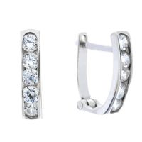 SREBRNE KOLCZYKI NA SZTYFT Z SZAFIRAMI PRÓBA SREBRA 925