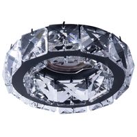 Wpustowa lampa Ester AZ4175 salonowa crystals czarna