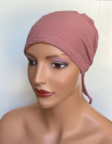 Chustka damska Aga 031 z muślinu turban wiosenny także po chemioterapii na Arena.pl