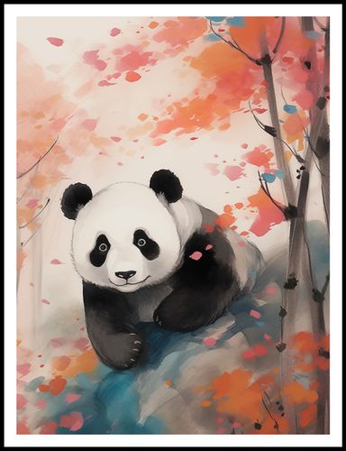 Plakat 75x100cm Panda wśród Klonów na Arena.pl