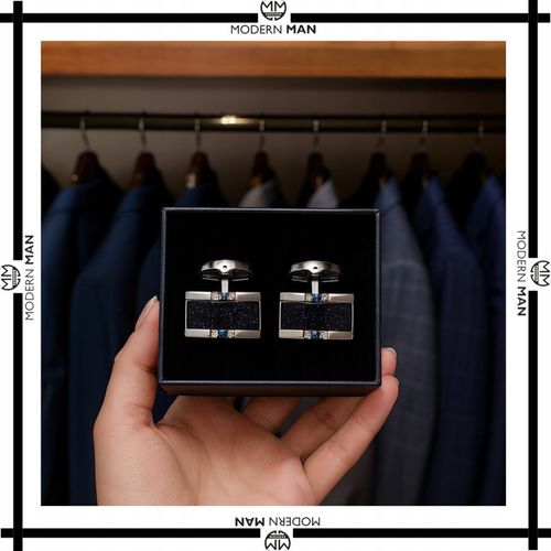 SPINKI DO MANKIETÓW MĘSKIE SREBRNE DO KOSZULI ELEGANCKIE PUDEŁKO PREZENT na Arena.pl