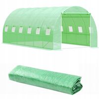 POSZYCIE FOLIA NA TUNEL OGRODOWY 3x6m ZAMIENNA UV-4 18m2 ZIELONA GRUBA