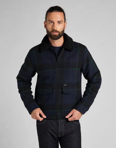LEE WOOL JACKET NAVY L86PCS35 L zdjęcie 1