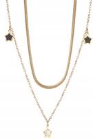 Pozłacany Naszyjnik Złoty Stal Chirurgiczna 18K