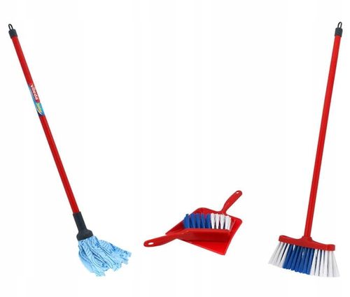 KLEIN ZESTAW DO SPRZĄTANIA VILEDA SZCZOTKA MIOTŁA MOP ZMIOTKA 3+ na Arena.pl
