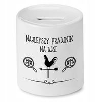 Skarbonka Dla Prawnika Najlepszy Na Wsi Prezent Z Nadrukiem Ze Zdjęciem