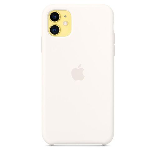 Apple Silicone Case Silikonowe etui iPhone 11 (biały) na Arena.pl