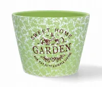 Osłonka doniczka ozdobna donica do domu ogrodu 4