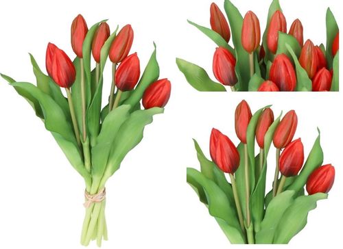 TULIPANY BUKIET TULIPANÓW GUMOWE GUMOWANE JAK ŻYWE 7SZT. na Arena.pl