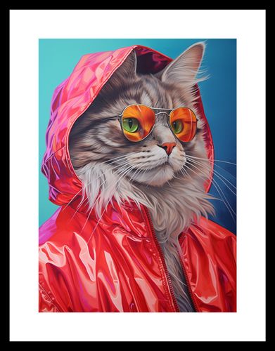 Plakat 20,5x28,4cm Kot w Stylu na Arena.pl