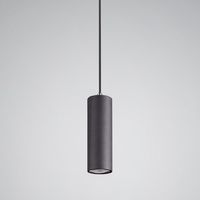 Wisząca tuba czarna VANTOS DL132312400 punktowa lampa zwis do biura