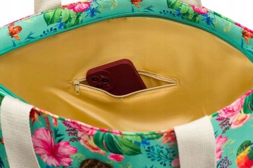 Torba Plażowa Duża Zapinana Na Zamek Torebka Shopper z Podszewką Piknik XXL na Arena.pl