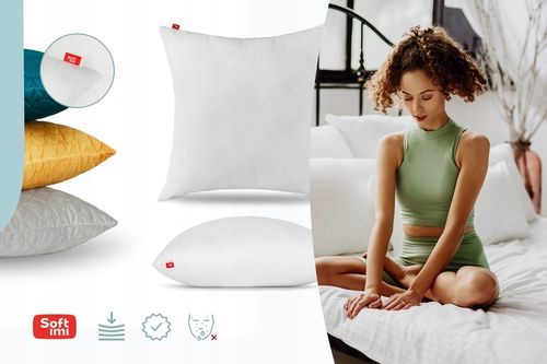 PODUSZKA JASIEK 50X50CM WKŁAD ANTYALERGICZNY DO PODUSZKI DEKORACYJNEJ na Arena.pl