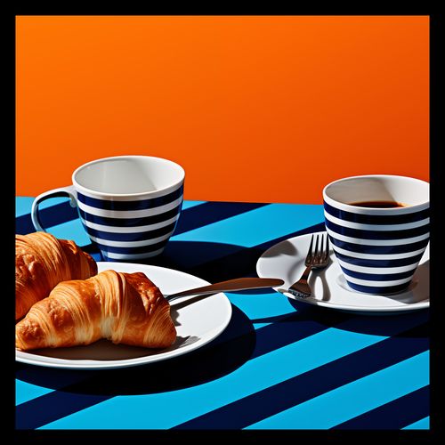 Plakat 40x40cm Croissanty na Arena.pl