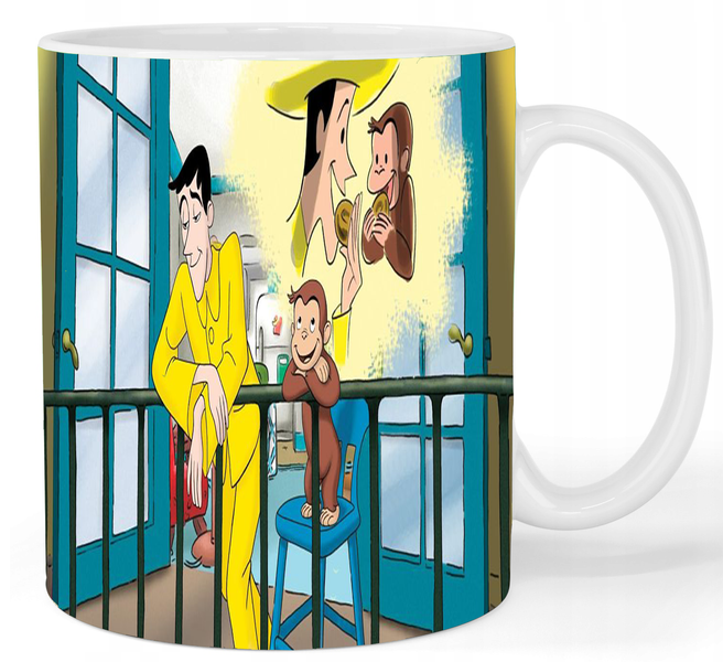 Kubek ceramiczny Ciekawski George zdjęcie 1