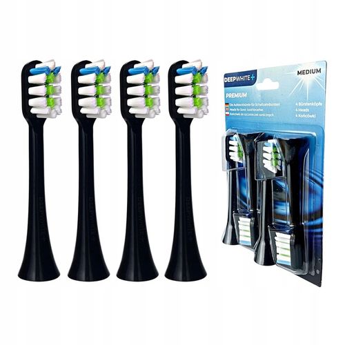 Końcówki do szczoteczki Xiaomi SOOCAS X3 X5 X3U zamienniki czarne 4 na Arena.pl