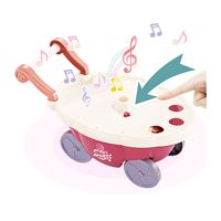 ZESTAW  WÓZEK STOISKO Z LODAMI SŁODYCZAMI DŹWIĘK ŚWIATŁO