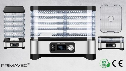 Suszarka do Grzybów Owoców Warzyw 16,8L TERMOOBIEG 450W TIMER PRIMAVEO 7SIT na Arena.pl