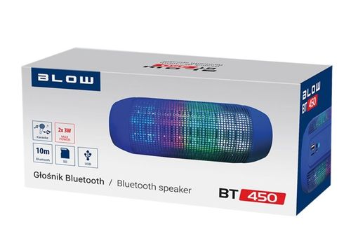 BLOW GŁOŚNIK BT-450 NIEBIESKI na Arena.pl