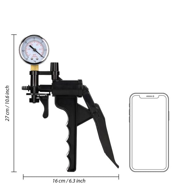 Manual Rosing Pump - Black zdjęcie 8