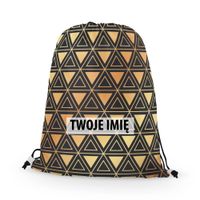 WORKO-PLECAK z Twoim imieniem Złota geometria 7 108