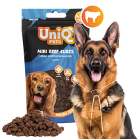 Smaczki dla psa przysmaki małe kostki wołowe 80g UNIQ PETS