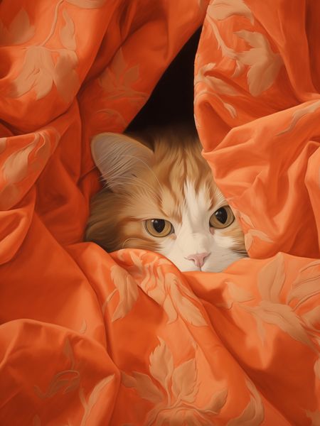 Plakat 15x20cm Ukryty Kot zdjęcie 1