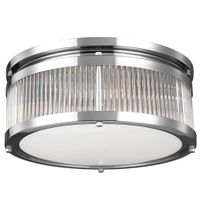 LAMPA sufitowa FE-PAULSON-F-M Elstead FEISS metalowa OPRAWA plafon okrągły IP44 polerowany chrom przezroczysty