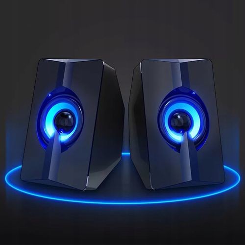GŁOŚNIKI KOMPUTEROWE LED LAPTOP PC USB T-WOLF S5 na Arena.pl